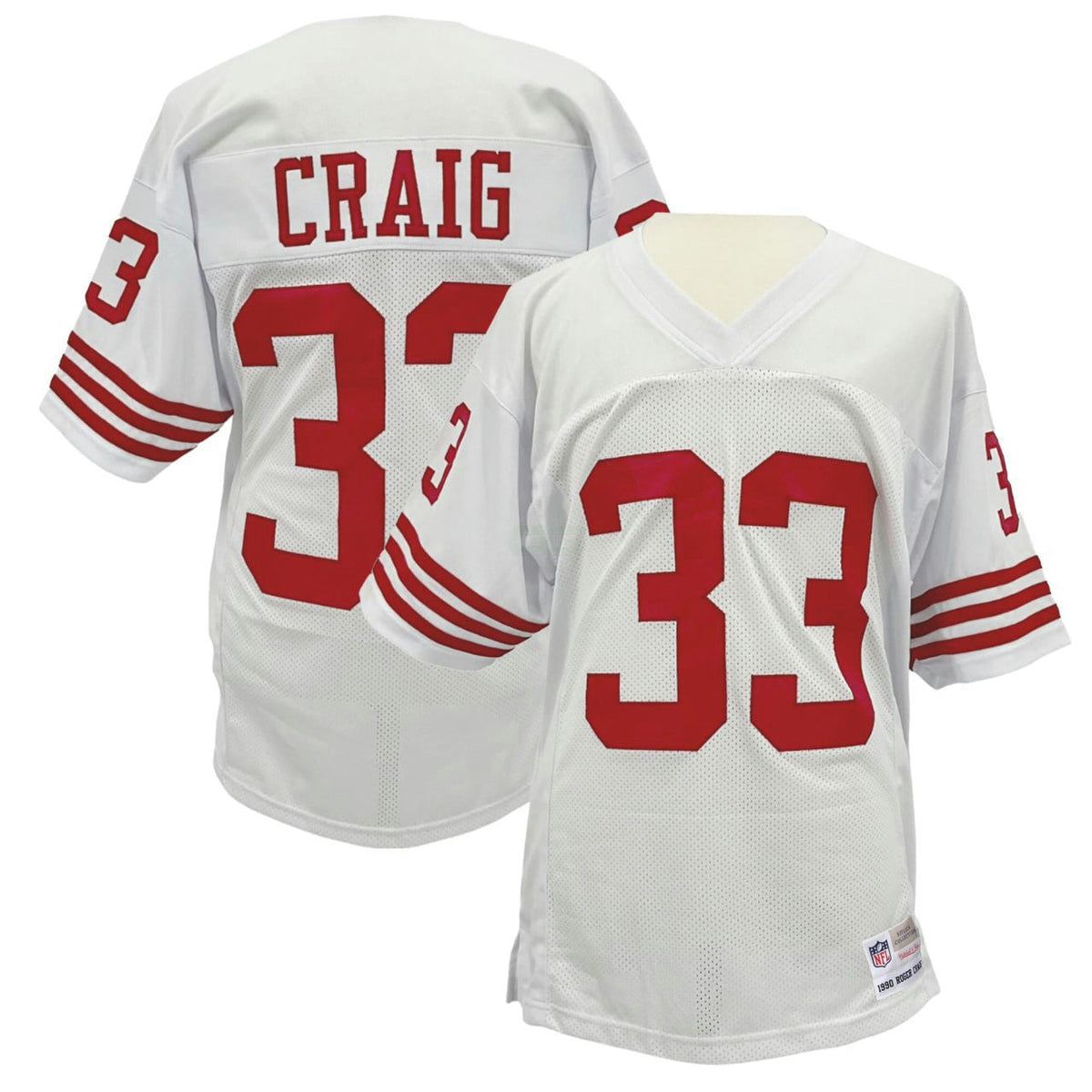 NFL Roger Craig San Francisco Retired White Jersey - White