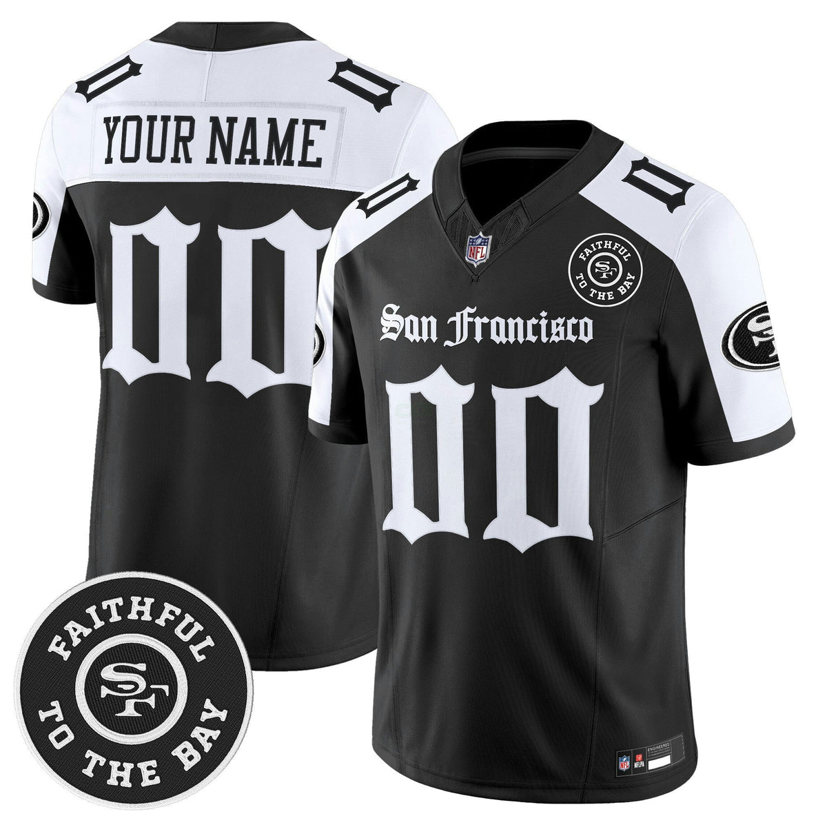 NFL San Francisco ‘Gothic Edition’ Vapor Limited Jersey