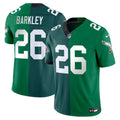 NFL Saquon Barkley Split Vapor Limited Jersey V2 - Kelly Green