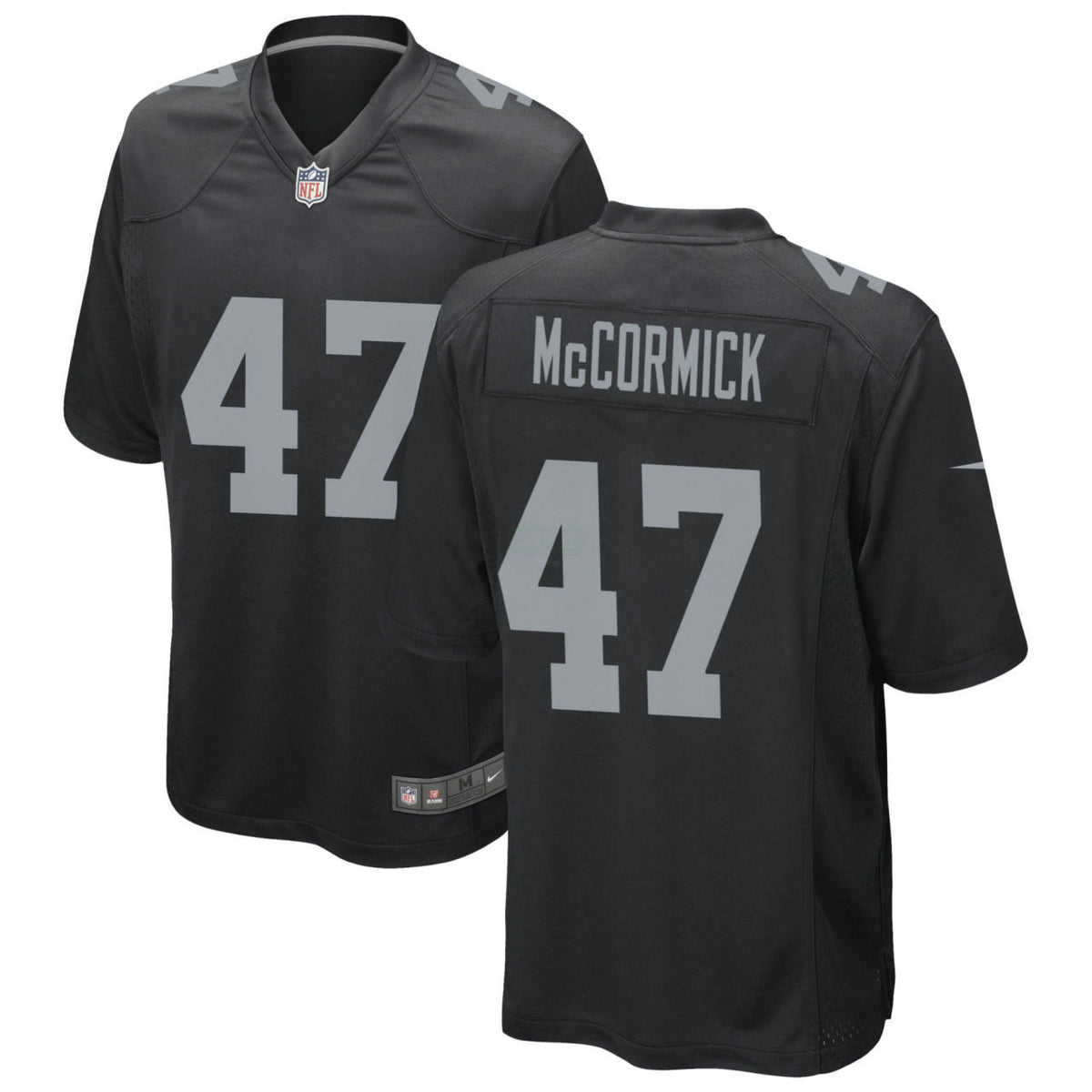 NFL Sincere McCormick Las Vegas Black Jersey - Black
