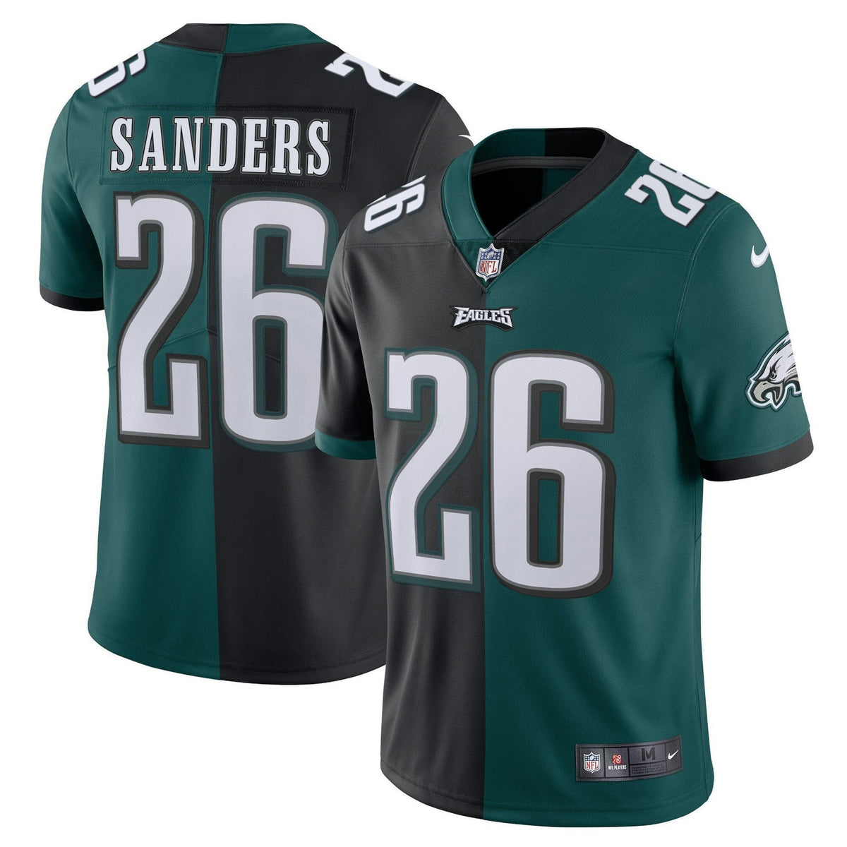 Jersey NFL Split Black Green Vapor Limited