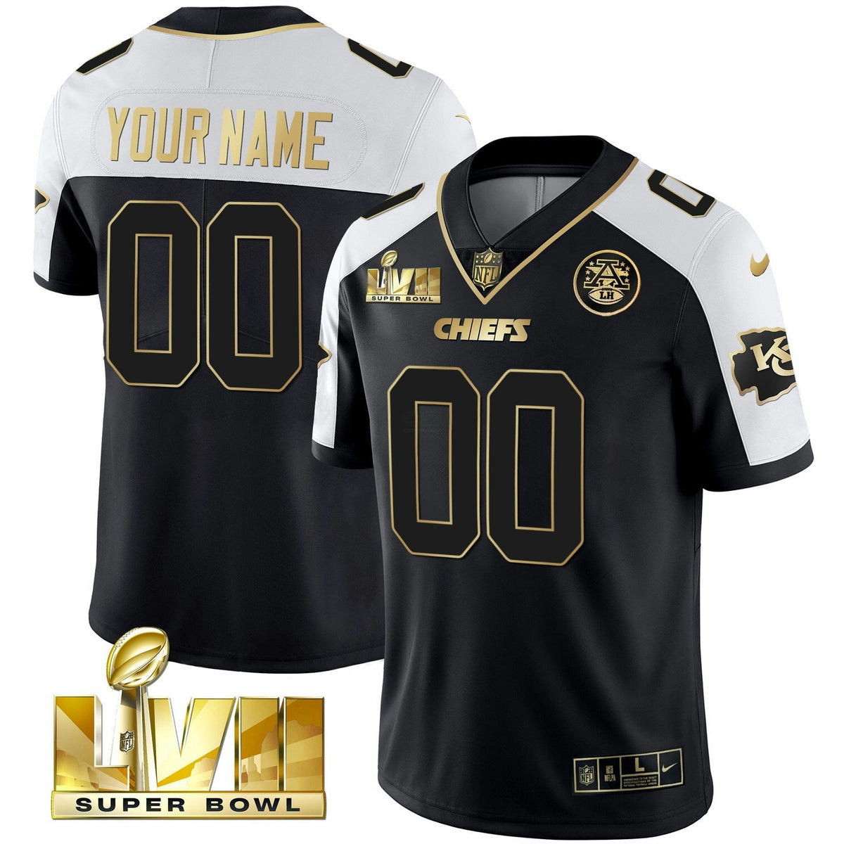 NFL Super Bowl Custom Name & Number Jersey
