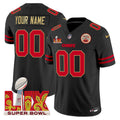 NFL Super Bowl LIX Patch Gold Trim Vapor Limited Jersey