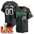 NFL Super Bowl LIX Patch Kelly Green Vapor Jersey