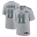 NFL Super Bowl LVII Patch Atmosphere Game Jersey – Gray