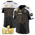 NFL Super Bowl LVIII Gold Patch Vapor Jersey V3