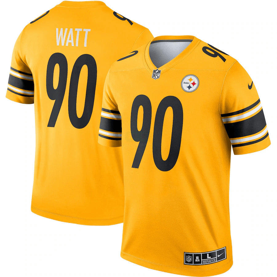 NFL T.J. Watt Yellow Jersey