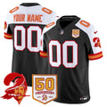 NFL Tampa Bay Throwback 50th Season Patch Vapor Limited Jersey