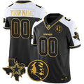 NFL Texas & John Madden Patch Gold Vapor Limited Jersey