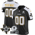 NFL Texas Patch Gold Trim Vapor Jersey
