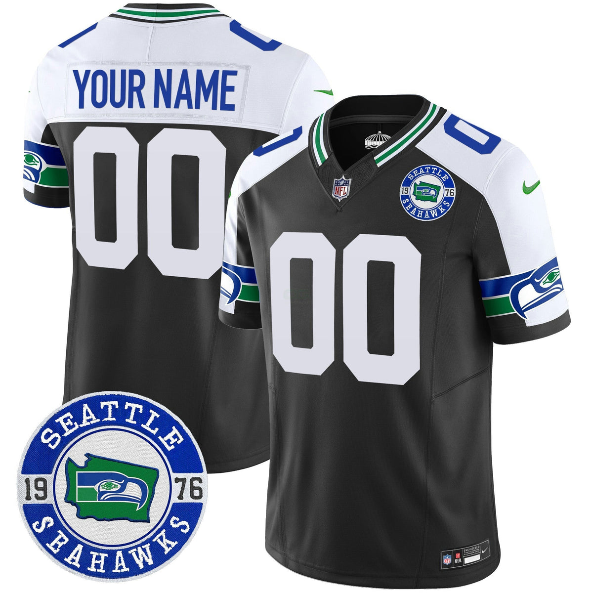 NFL Throwback Est. 1976 Patch Vapor Limited Jersey