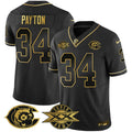 NFL Walter Payton Chicago 1986 Super Bowl Patch Jersey
