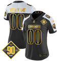 NFL Washington 90th Anniversary Patch Gold Vapor Jersey