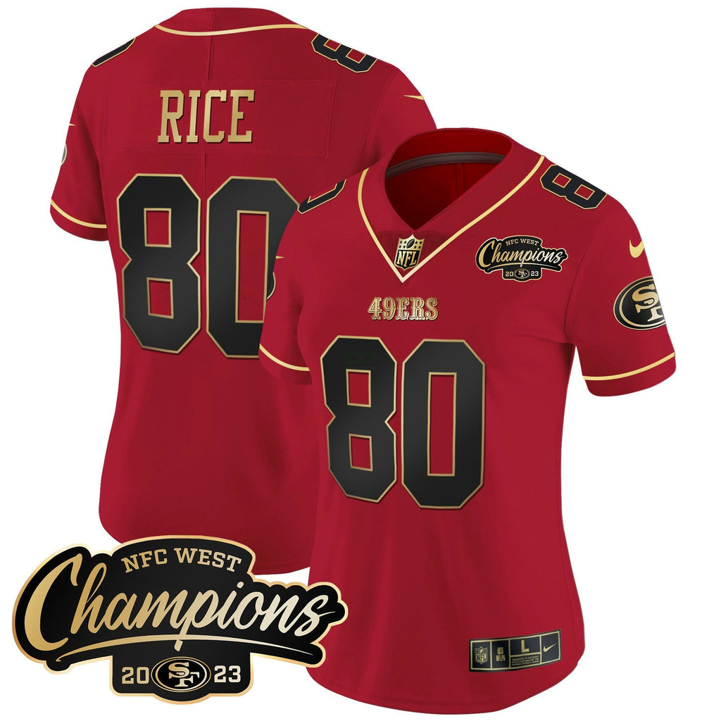 NFL Women’s 2023 NFC West Champions Patch Vapor Jersey