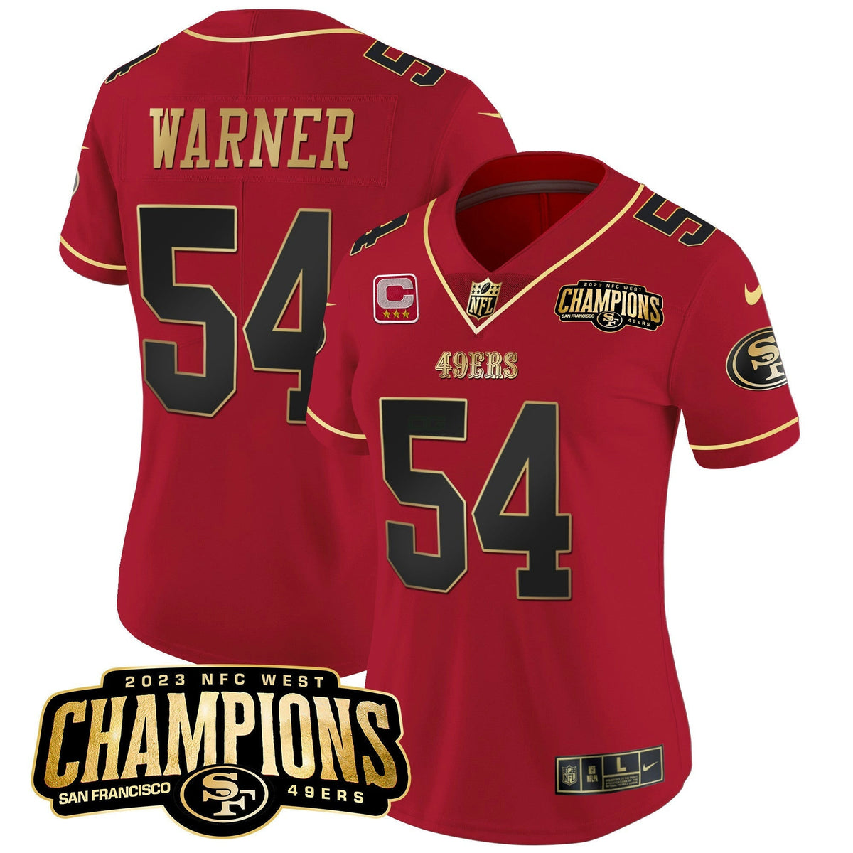 NFL Women’s 2023 NFC West Champions Patch Vapor Jersey V2