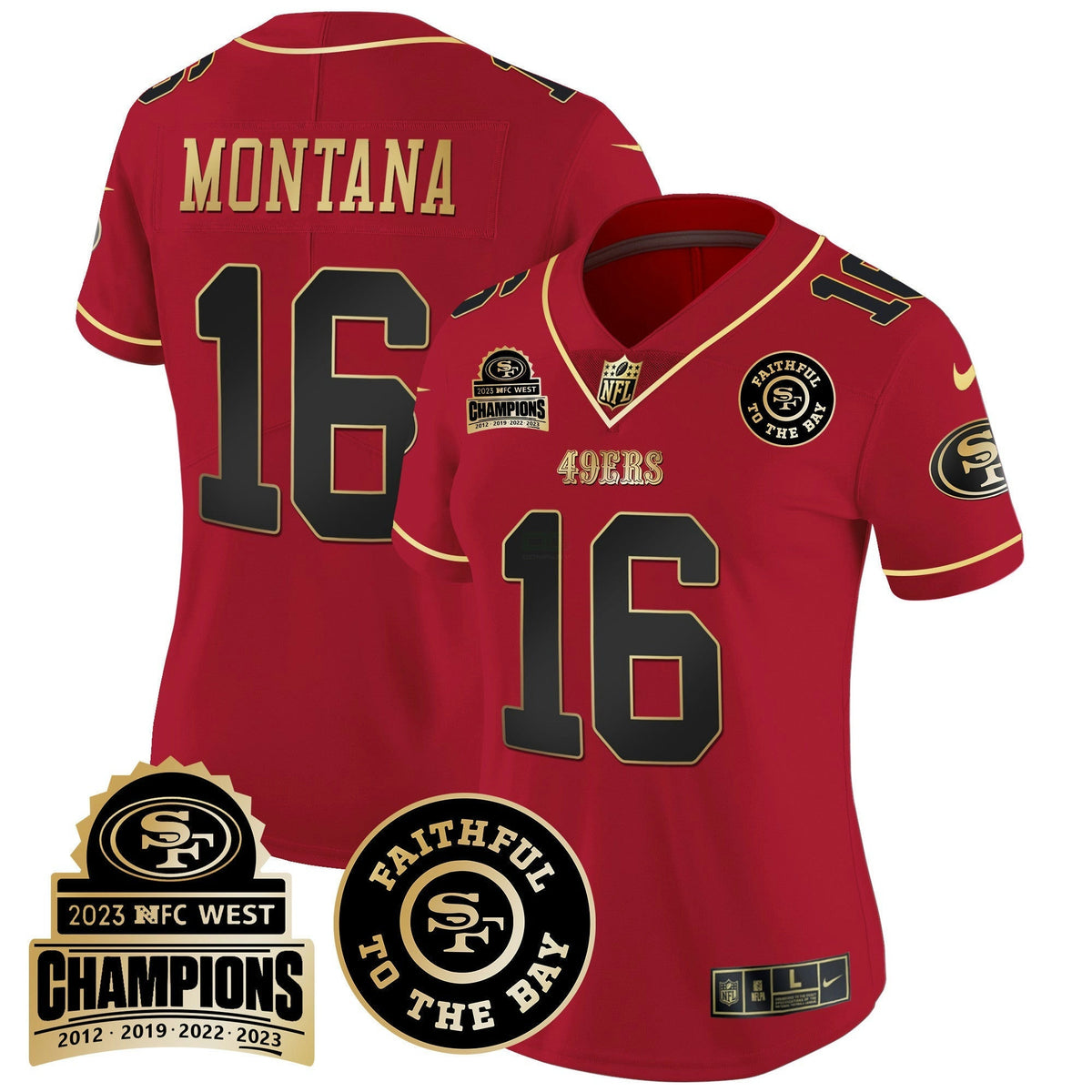 NFL Women’s 2023 NFC West Champions Patch Vapor Jersey V3