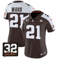 NFL Women’s #32 Jim Brown Memorial Patch Jersey