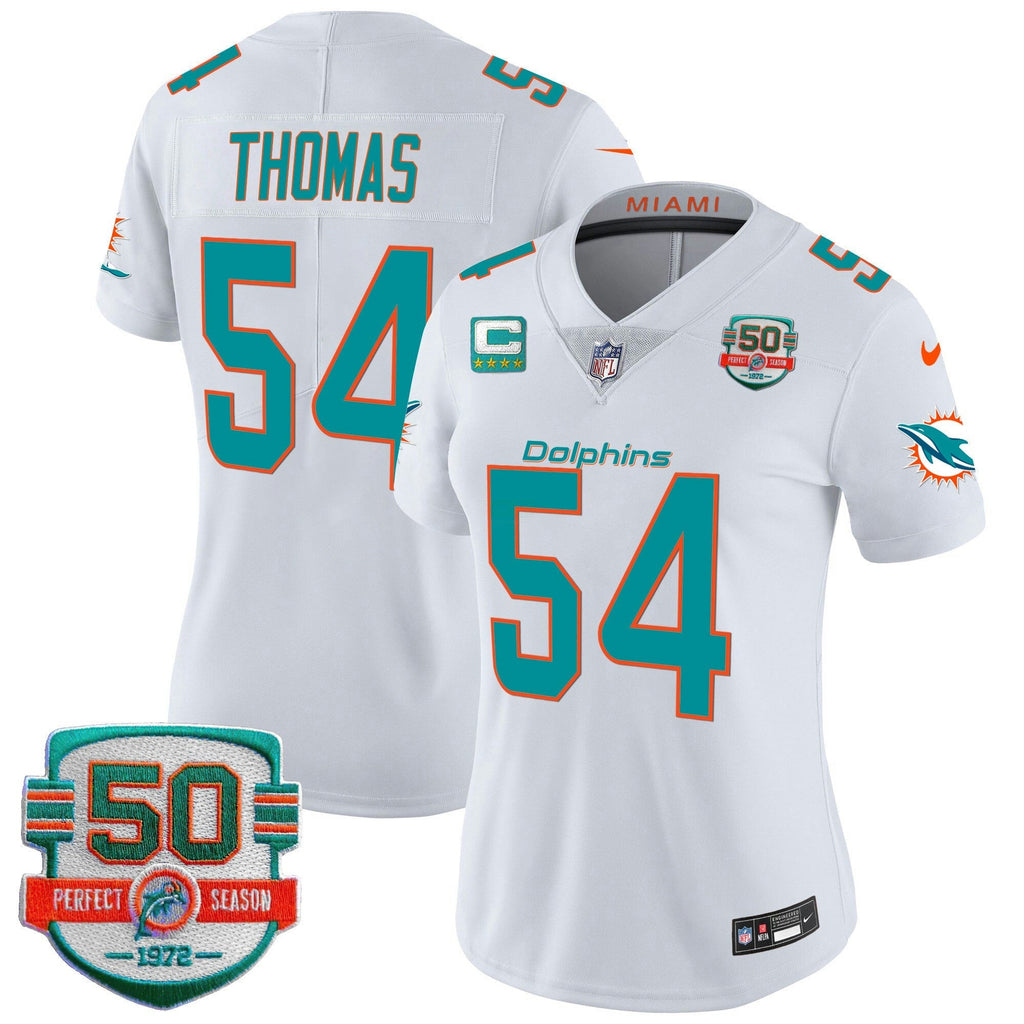 NFL Women’s 50th 1972 Perfect Season Patch Vapor Jersey