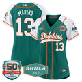 NFL Women’s 50th & Don Shula 347 Memorial Patch Jersey