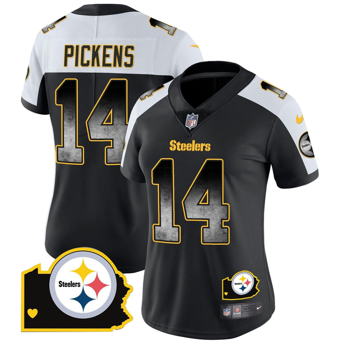 NFL Women’s Arch Smoke Home Patch Vapor Jersey