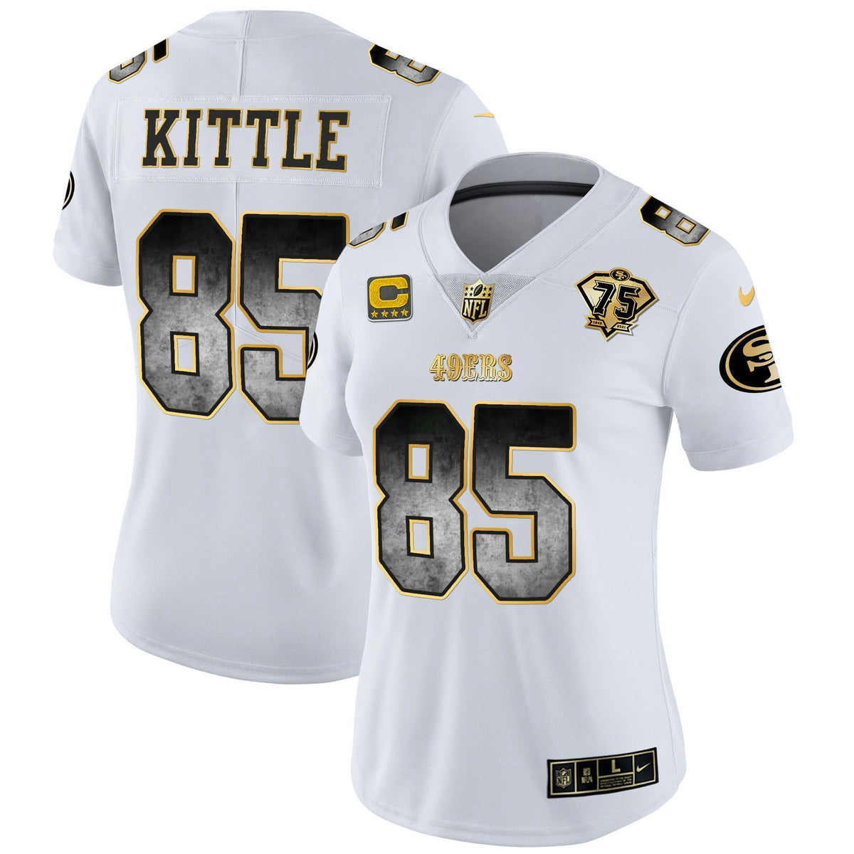 NFL San Francisco 49ers Women’s Arch Smoke Vapor Jersey
