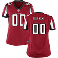 NFL Women’s Atlanta Custom Red Jersey - Red