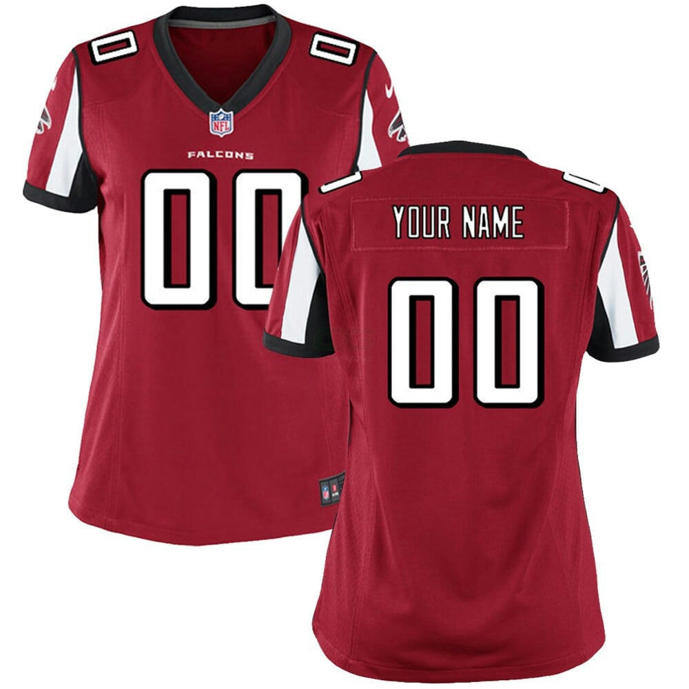 NFL Women’s Atlanta Custom Red Jersey - Red