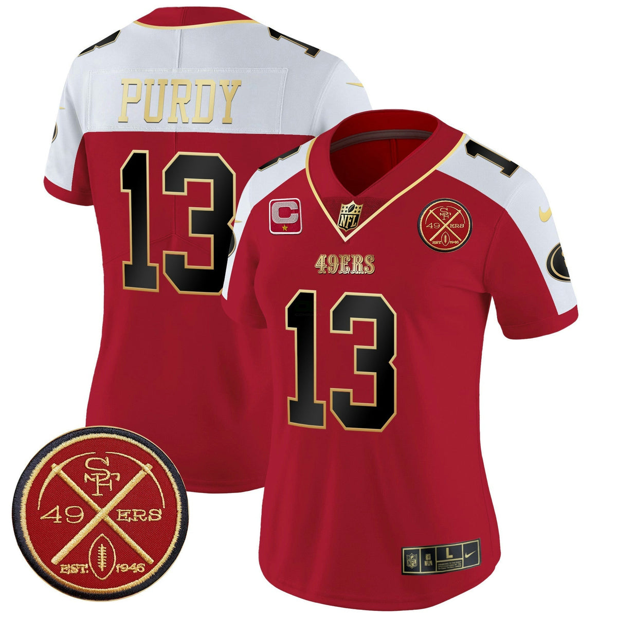 NFL Women’s Est.1946 Patch Vapor Limited Jersey