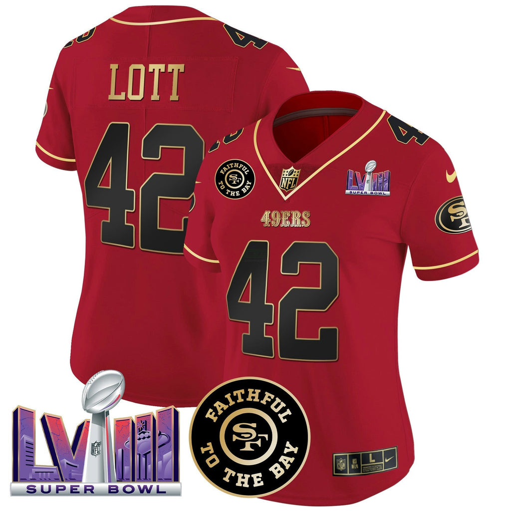 NFL Women’s Faithful & Super Bowl LVIII Patch Vapor Jersey