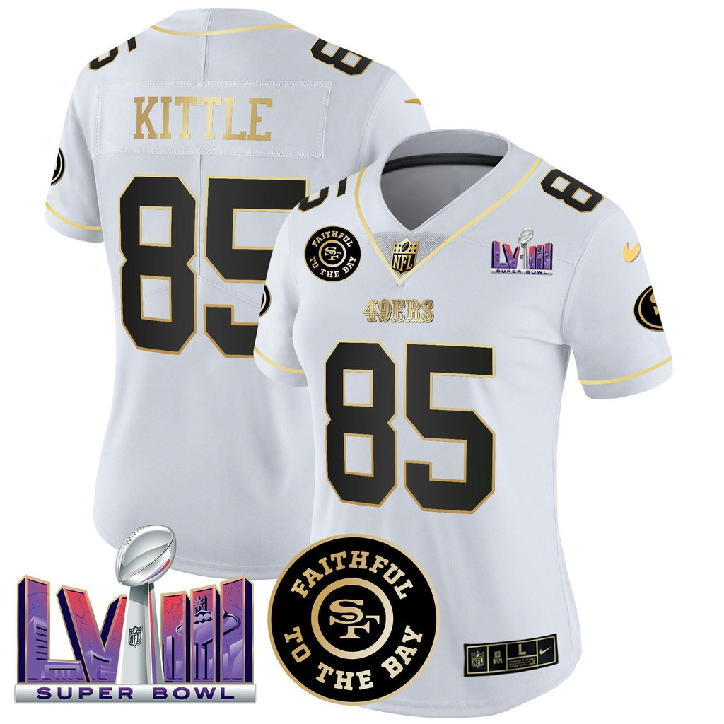 NFL Women’s Faithful & Super Bowl LVIII Patch Vapor Jersey V2