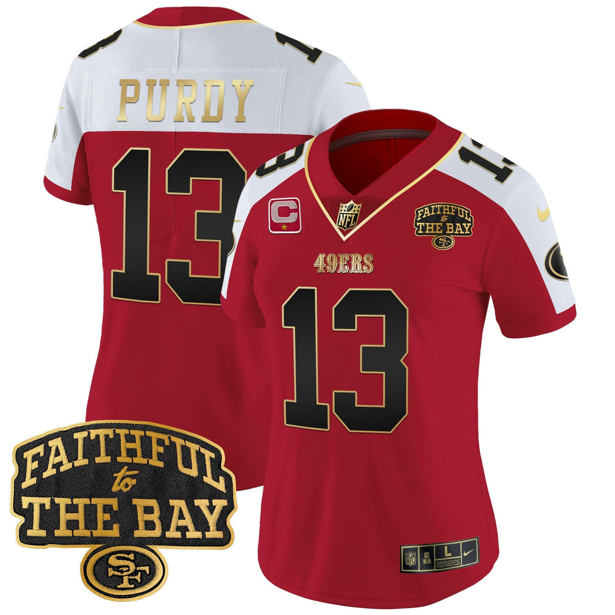 NFL Women’s Faithful To The Bay Patch Vapor Limited Jersey V8