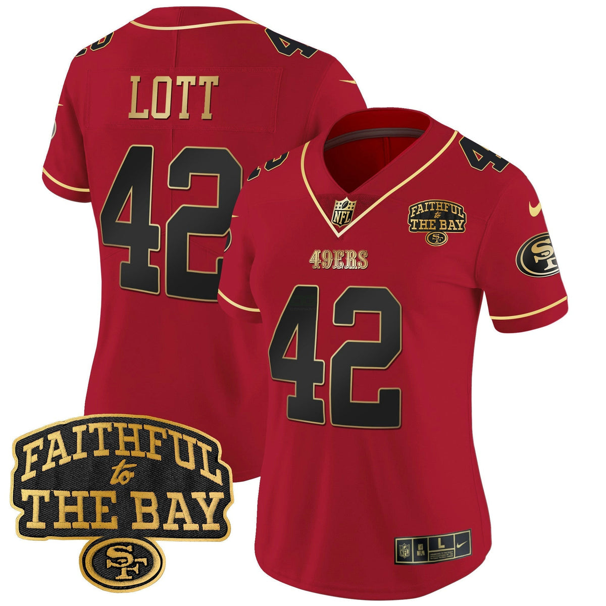 NFL Women’s Faithful To The Bay Patch Vapor Limited Jersey V8