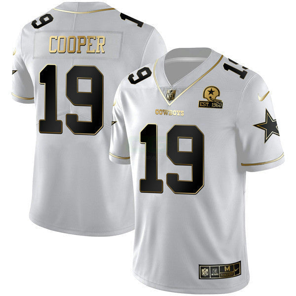 Jersey NFL Women’s Gold & Split Vapor Est 1960 Patch