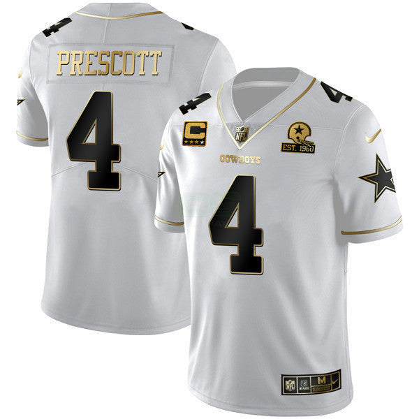 Jersey NFL Women’s Gold & Split Vapor Est 1960 Patch