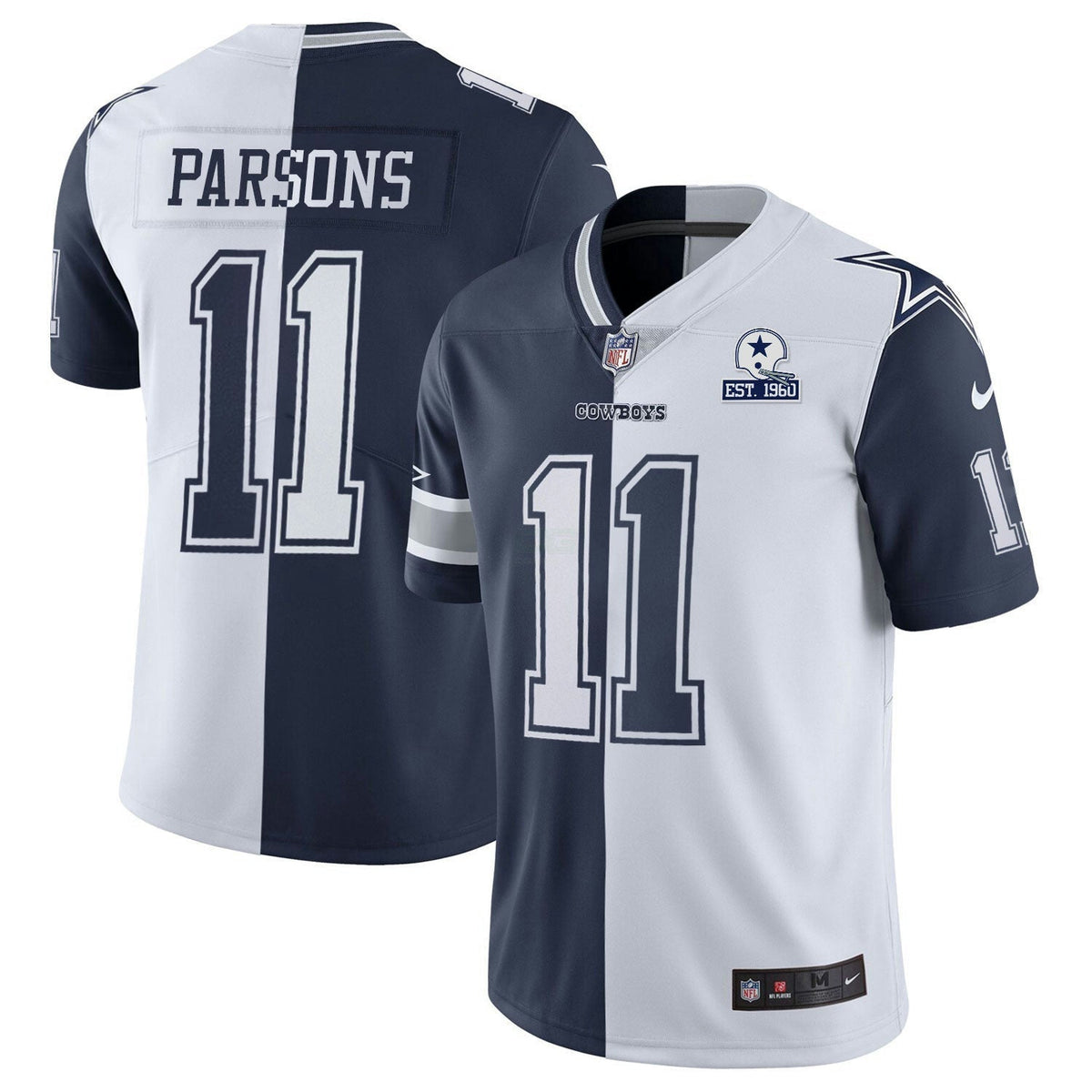 Jersey NFL Women’s Gold & Split Vapor Est 1960 Patch