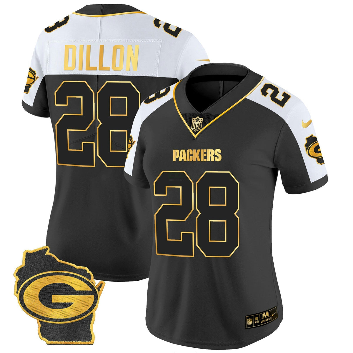 NFL Women’s Home Patch Gold Vapor Jersey