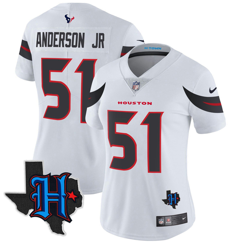NFL Women’s Houston 2024 Texas Patch Vapor Limited Jersey