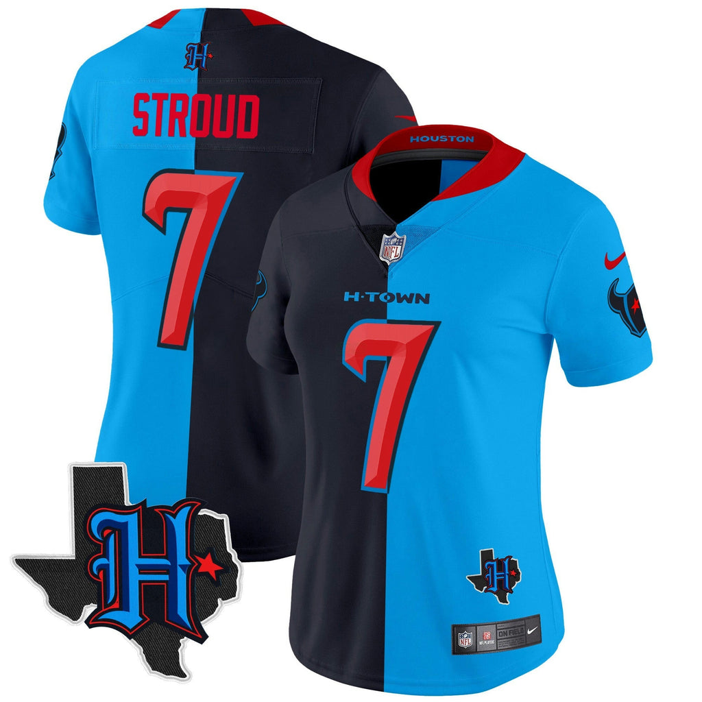NFL Women’s Houston 2024 Texas Patch Vapor Limited Jersey V2