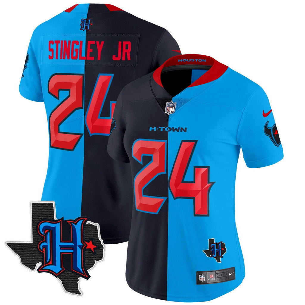NFL Women’s Houston 2024 Texas Patch Vapor Limited Jersey V2