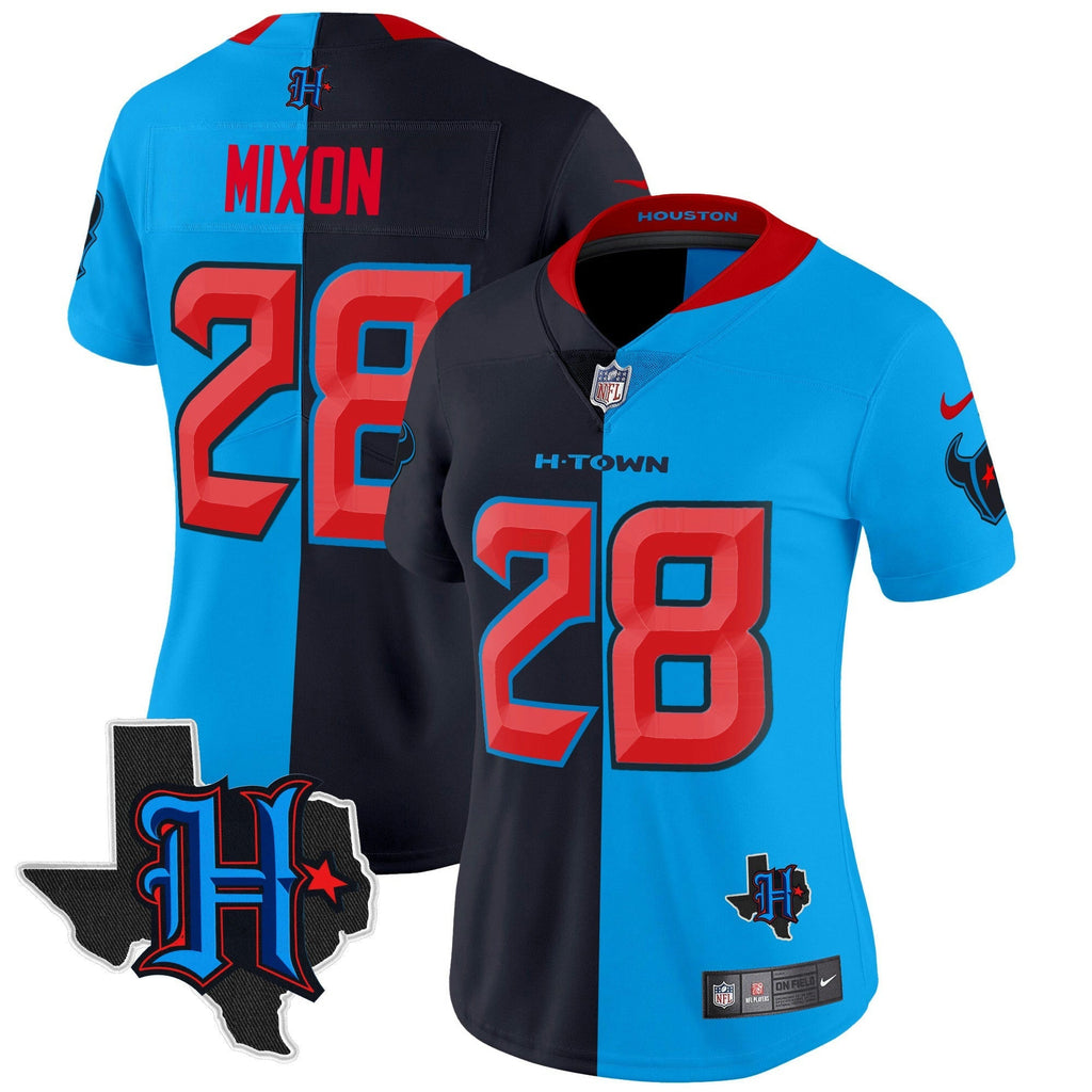 NFL Women’s Houston 2024 Texas Patch Vapor Limited Jersey V2