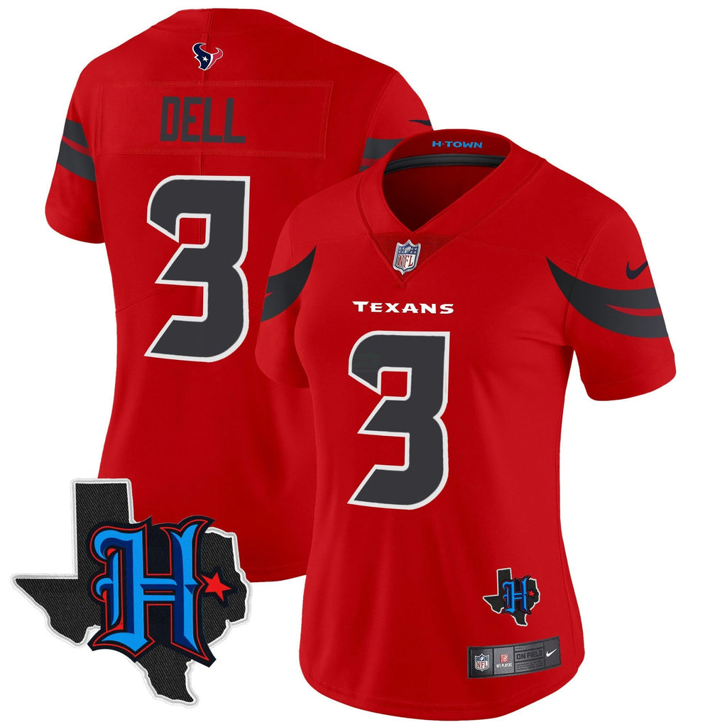 NFL Women’s Houston 2024 Texas Patch Vapor Limited Jersey V2