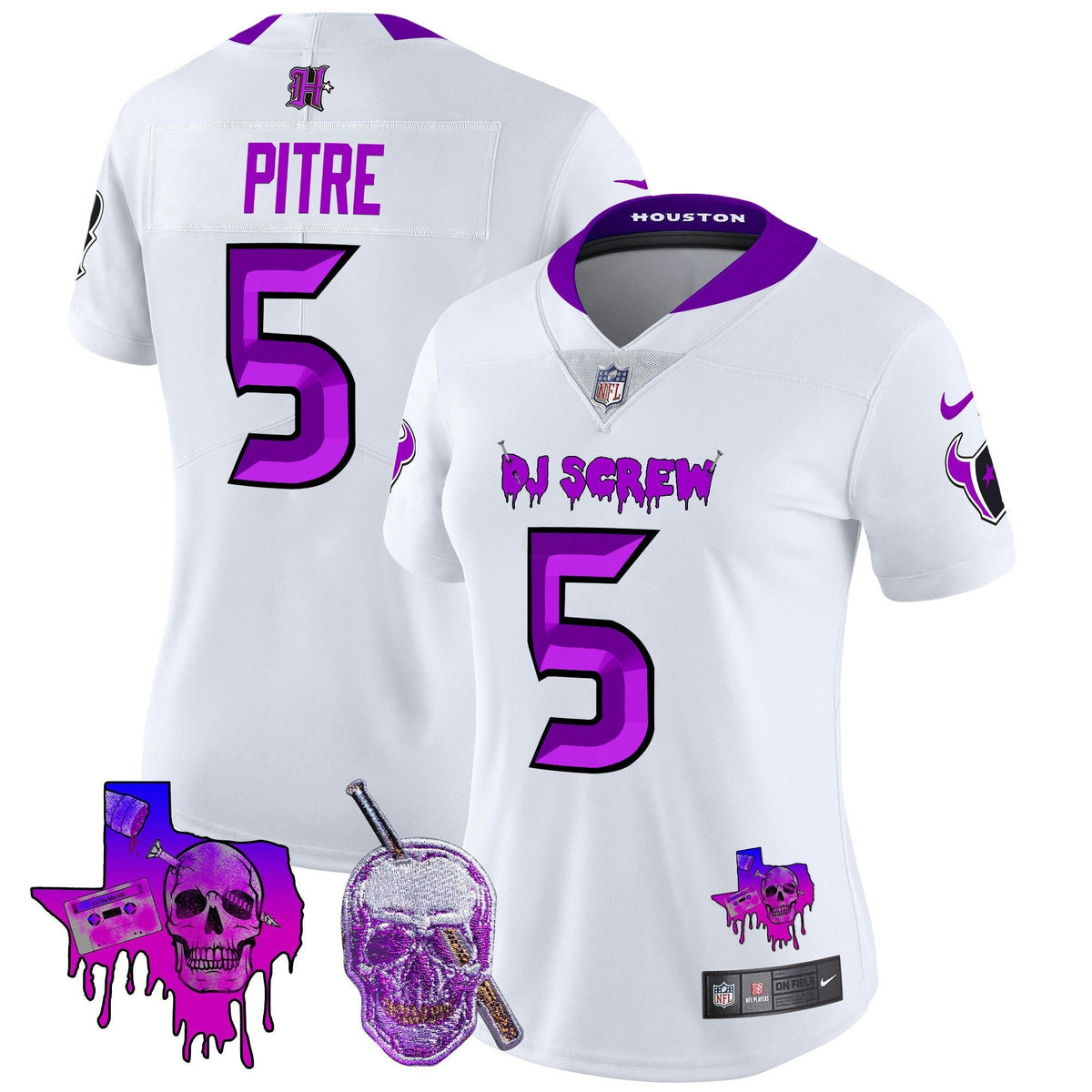 NFL Women’s Houston DJ Screw Vapor Limited Jersey