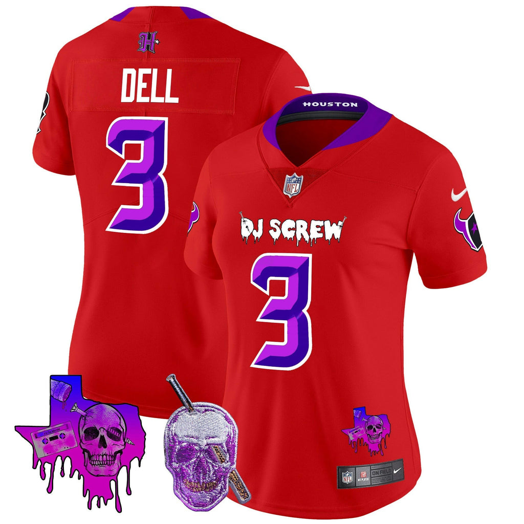 NFL Women’s Houston DJ Screw Vapor Limited Jersey