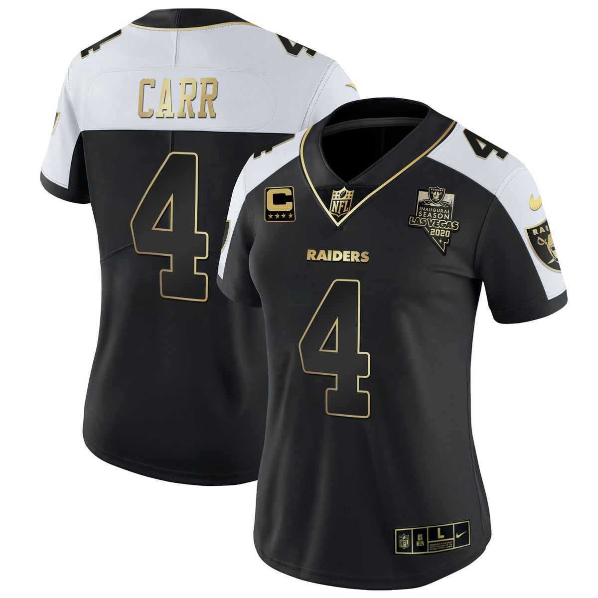 Jersey NFL Women’s Inaugural Season Patch Gold & Split
