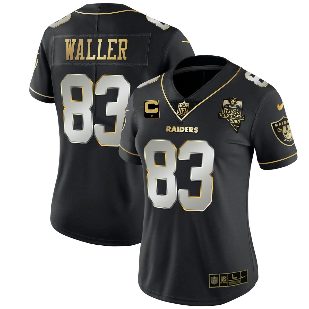 Jersey NFL Women’s Inaugural Season Patch Gold & Split