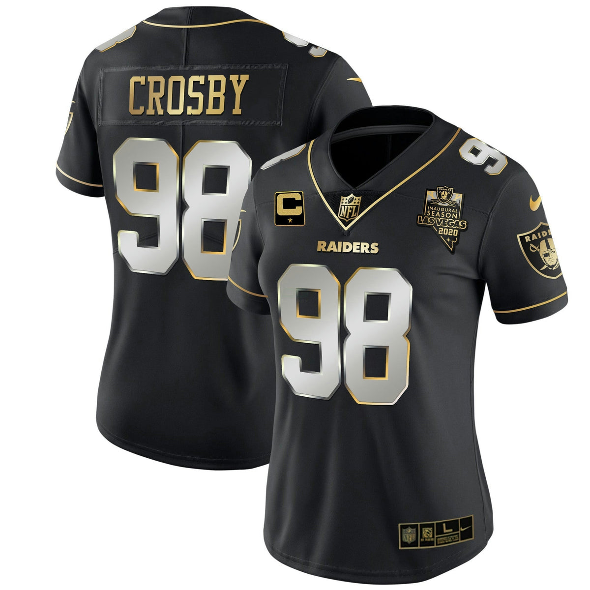 Jersey NFL Women’s Inaugural Season Patch Gold & Split