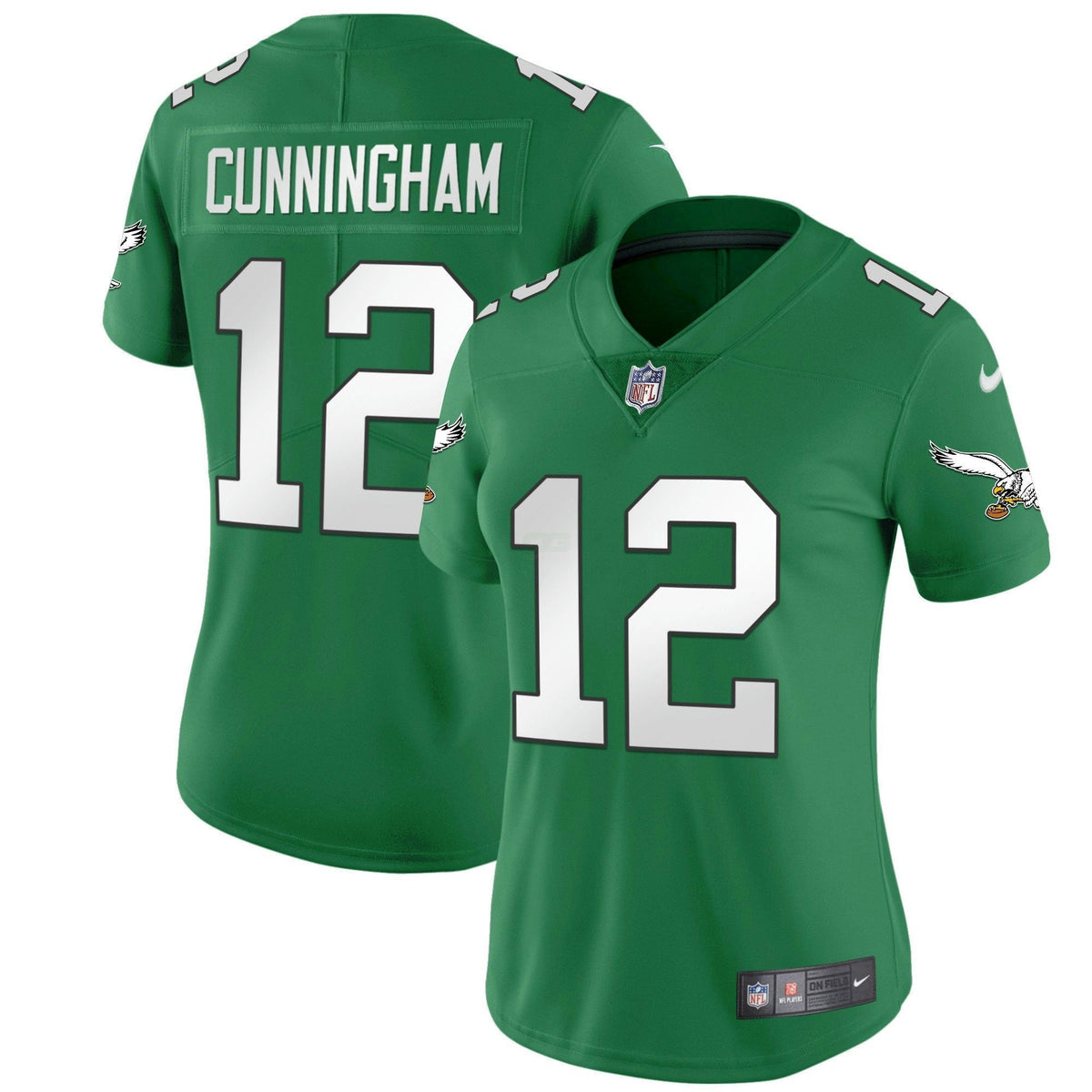 NFL Women’s Kelly Green Gold Jersey