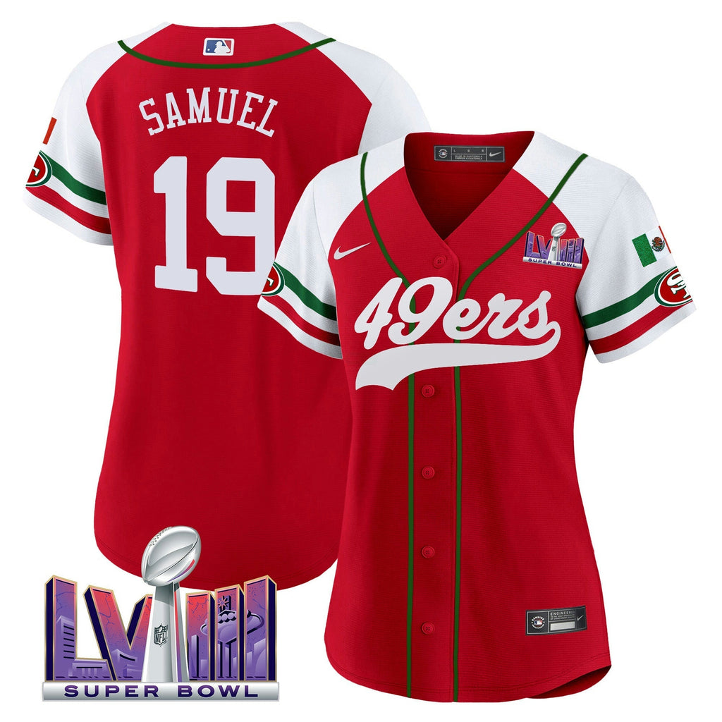 NFL Women’s Mexico Super Bowl LVIII Patch Jersey