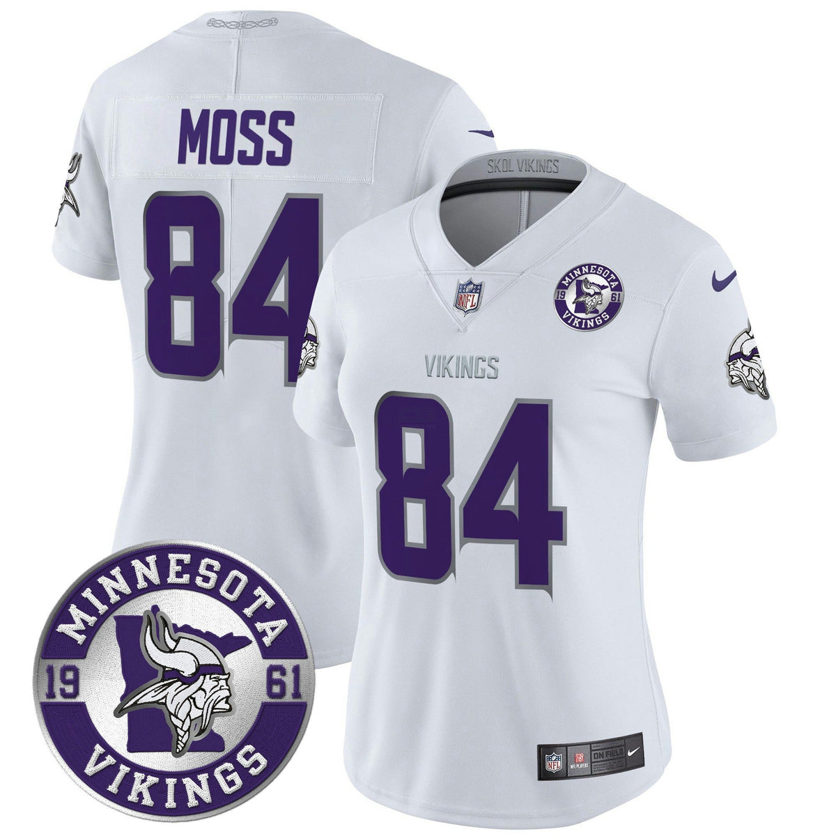 NFL Women’s Minnesota 2024 Vapor Limited Jersey – Est. 1961 Patch