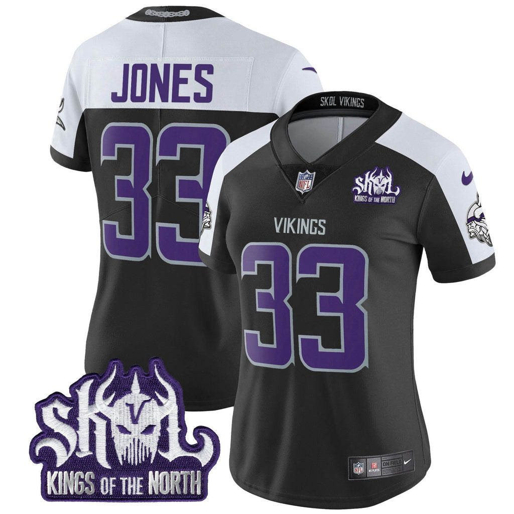 NFL Women’s Minnesota 2024 Winter Warrior Skol Patch Vapor Limited Jersey